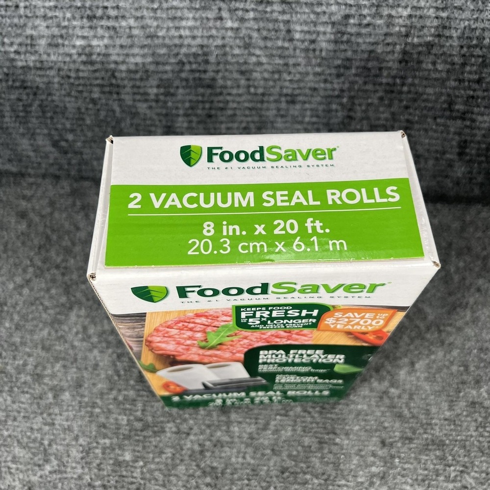 FoodSaver Replacement Seal Ring Clear Plastic FSFSBF0526-NP Vacuum Sealer Rolls - Picture 3 of 4